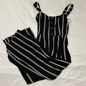 striped jumpsuit